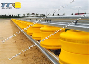 Orange Polyurethane Roller Safety Barrier Anti Collision