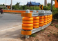 Traffic Safety Eva Buckets Rolling Anti Crash Guardrail Road Roller Barrier