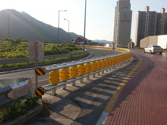 Good price Long-Lasting Road Protection Roller Crash Barrier with JT/T281-2007 Standard and 3.5 Mm Thickness онлайн